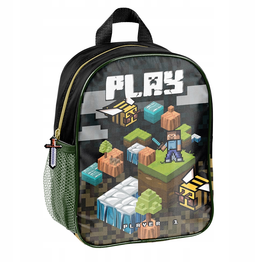 Predškolský batoh - Paso hrá detský batoh pre ventilátor Minecraft