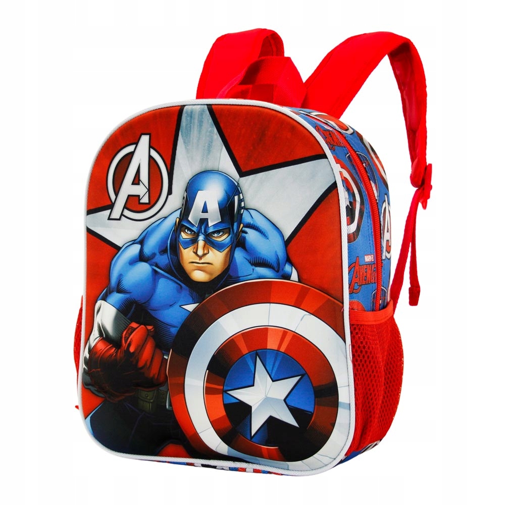 Predškolský batoh - 3D batoh predškolskej licencie -Kapitálna Amerika