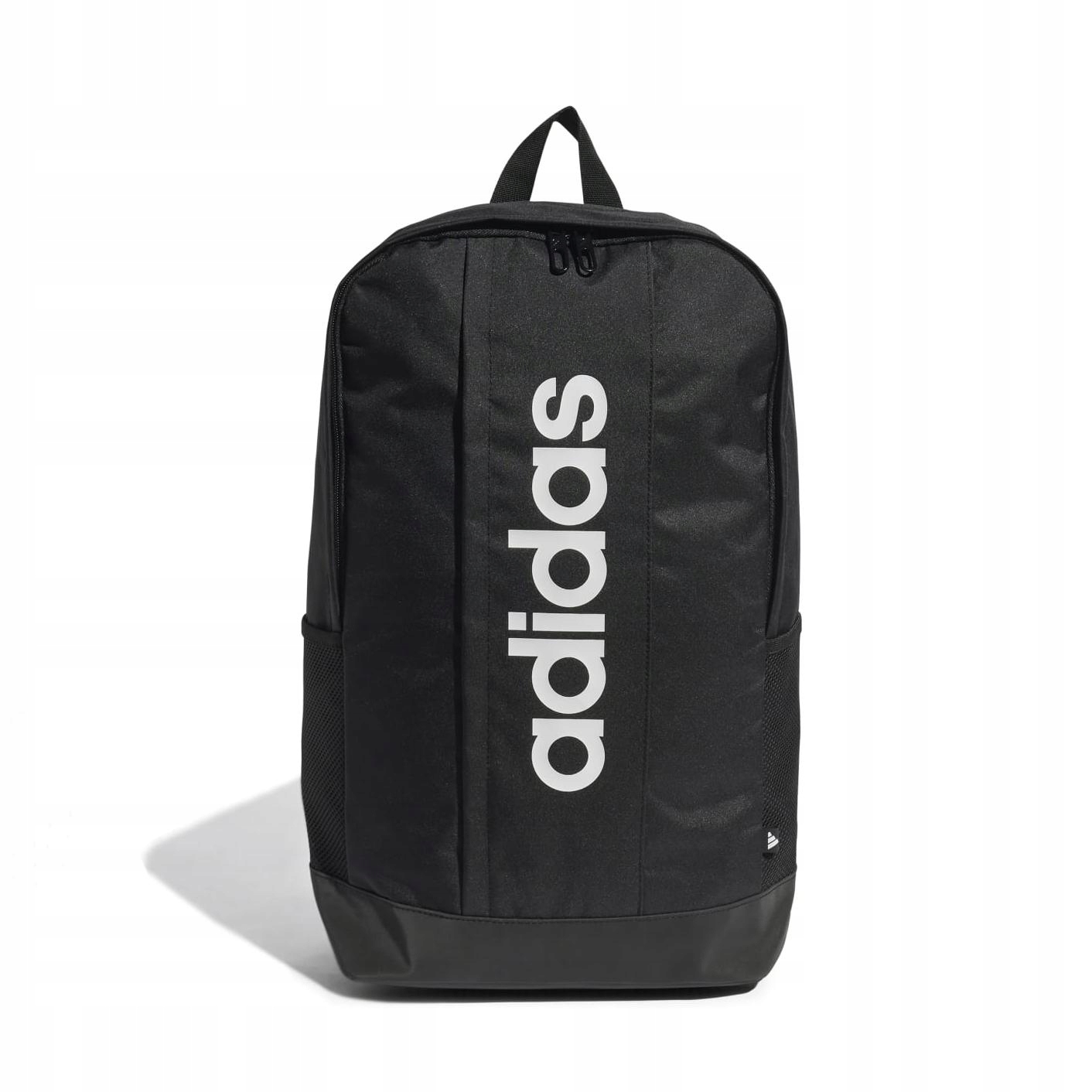 Moderný Adidas LINEAR BACKPACK - univerzálny mestský batoh z recyklovaných materiálov