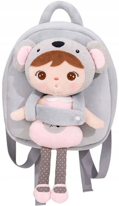 Predškolský batoh - Batoh metoo s odnímateľným vypchatým plyšovým medveďom koala