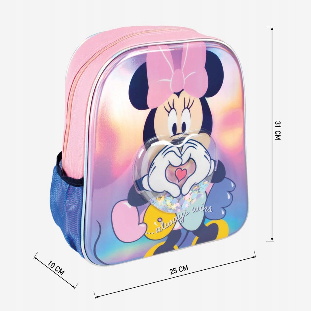 Predškolský batoh - Batoh myši Minnie Disney 3D Miki Effect
