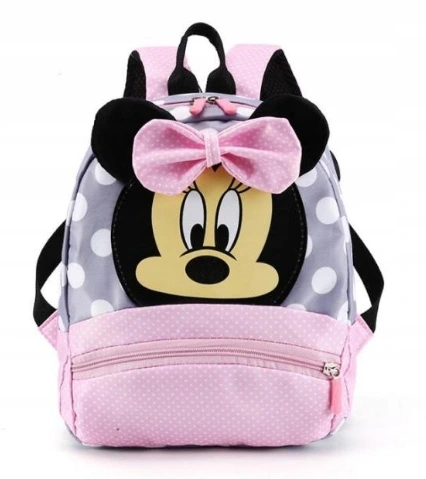 Predškolský batoh - Batoh myši Minnie pre ružové hrášky materských škôl
