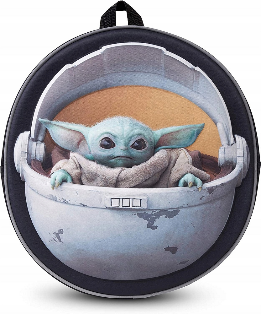 Aktovka - Batoh pre dieťa Yoda 3d Mandalor Star Wars