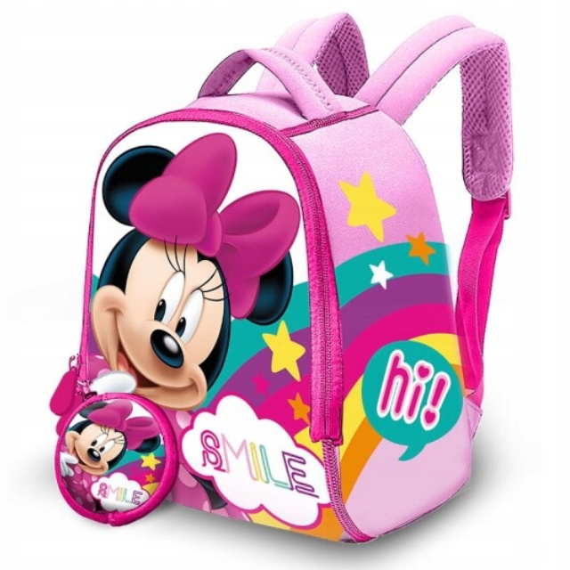 Predškolský batoh - Batoh neoprénu pre ťažbu Minnie Mouse 25x17x9cm