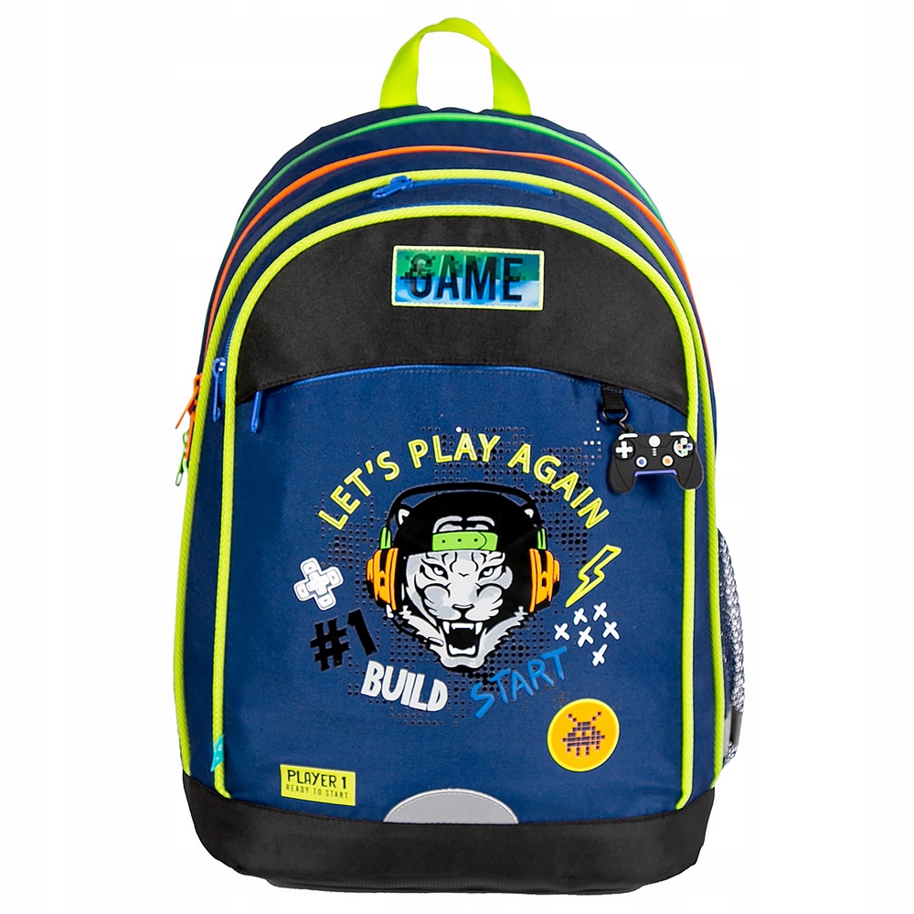 Školský batoh 2komorový 45 cm 26 L REFLEXNÝ