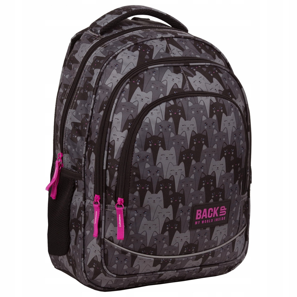 Tri -Chamber Gray Derform School Batoh