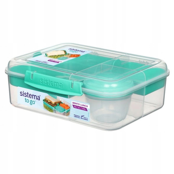 Detský desiatový box, fľaša - Obedový kontajner bento 1,65 l sestra bez BPA