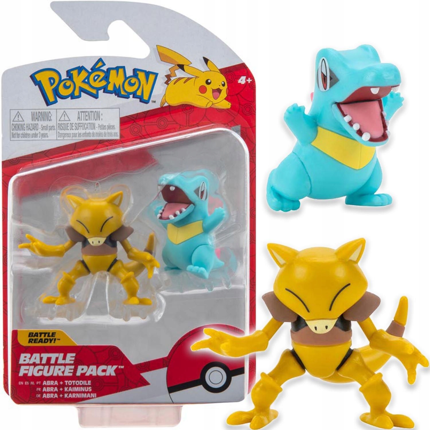 Zberateľská bojová figúrka Pokémona Abra Totodile 0138