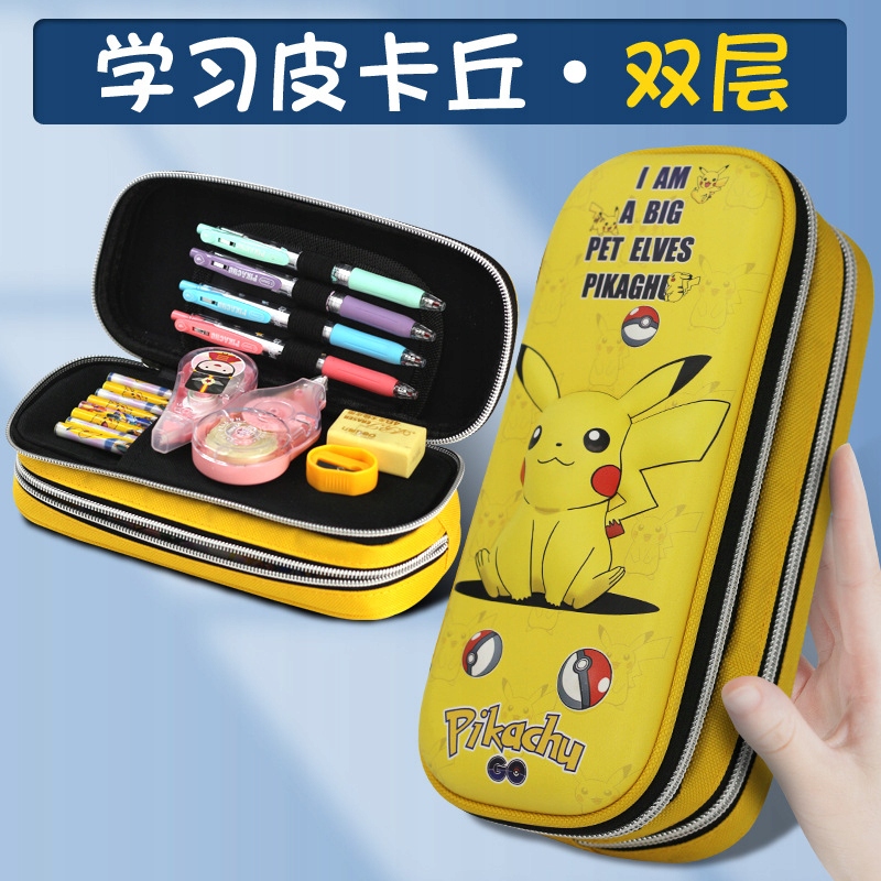 Školský peračník - Puzdro na ceruzku Pokemon School s klobásou na zips