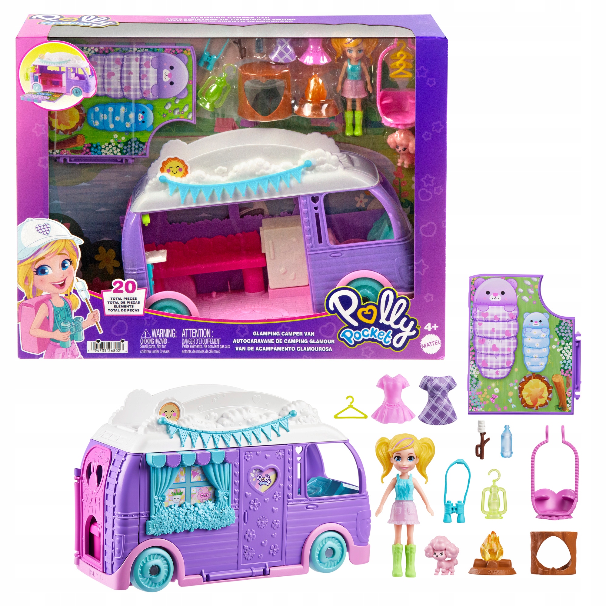 Obytný príves Polly Pocket Glamping Van