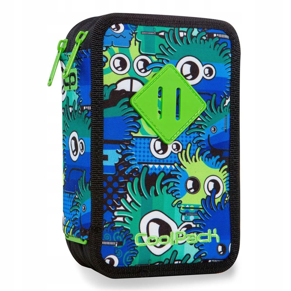 Školský peračník - Coolpack Jumper Wigly Eyes Blue Cencil Case