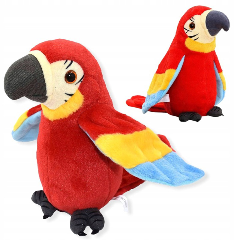 Vzdelávacia hračka - Opakujúci sa papagáj, hovoriaci maskot
