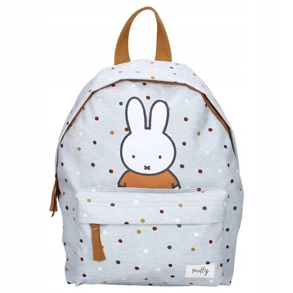 Predškolský batoh - Pret: Miffy Gray Forever môj obľúbený batoh