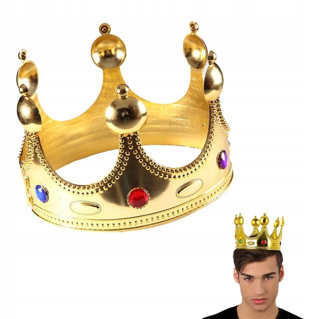 Kostým pre chlapca- Darček Korona Deň tri králi dekorácie DIY