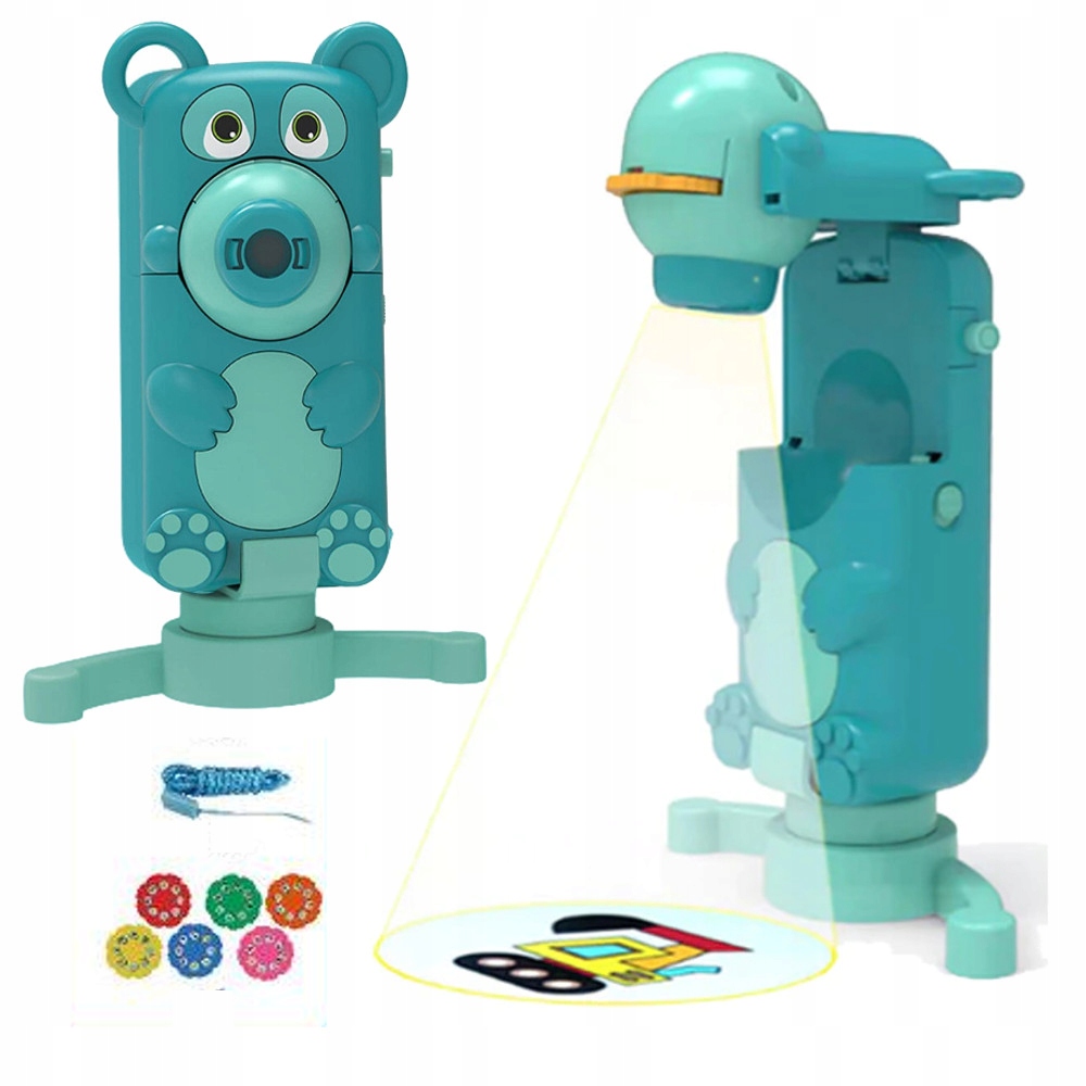 Projektor Teddy Bear pre kreslenie projektora 48 sklíčka vodítka