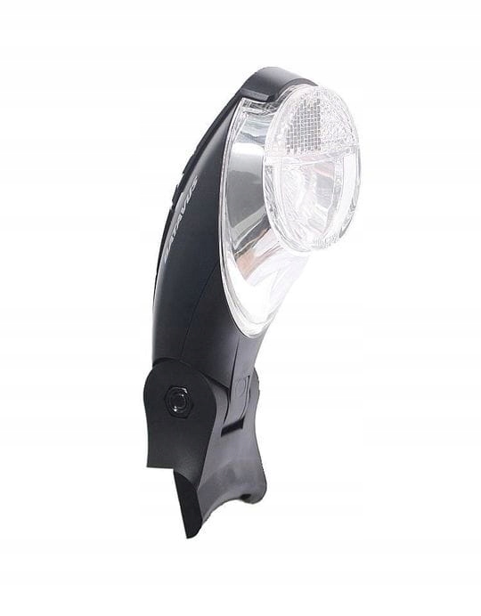 Predná lampa batavus zapnuté/vypnuté labuť, čierna