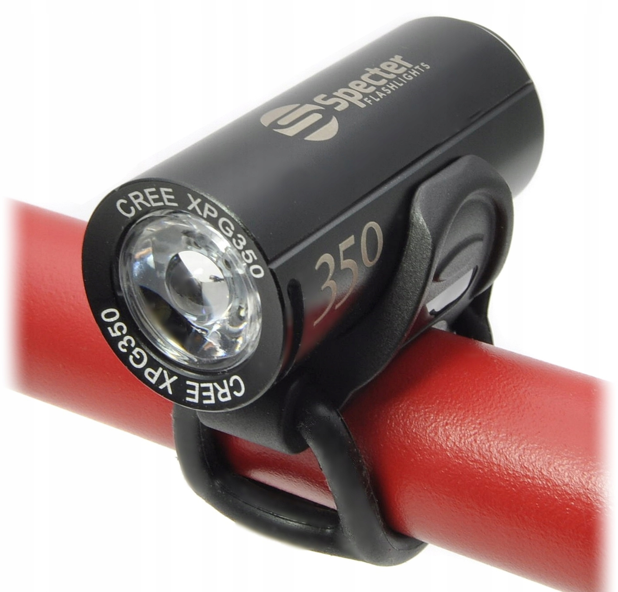 LED predná bicykel lampa XPG350 USB baterka