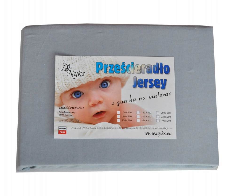 List 160x70 Jersey 100% bavlnená guma 01
