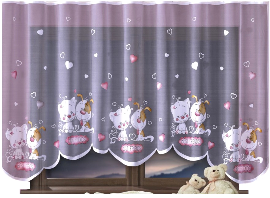 Opona Wisan 150 cm x 300 cm Kasandra-Best Friends
