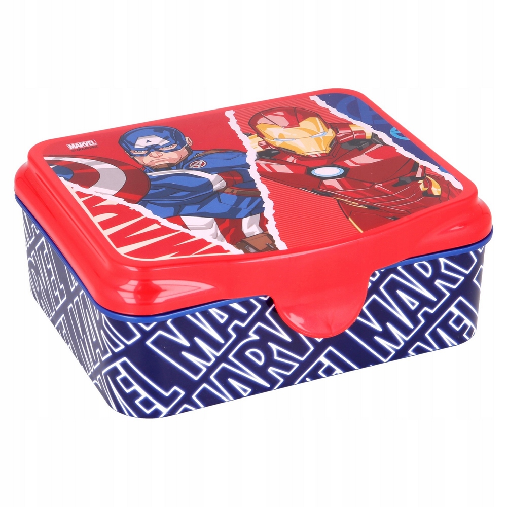 Detský desiatový box, fľaša - AVENGERS obedový box