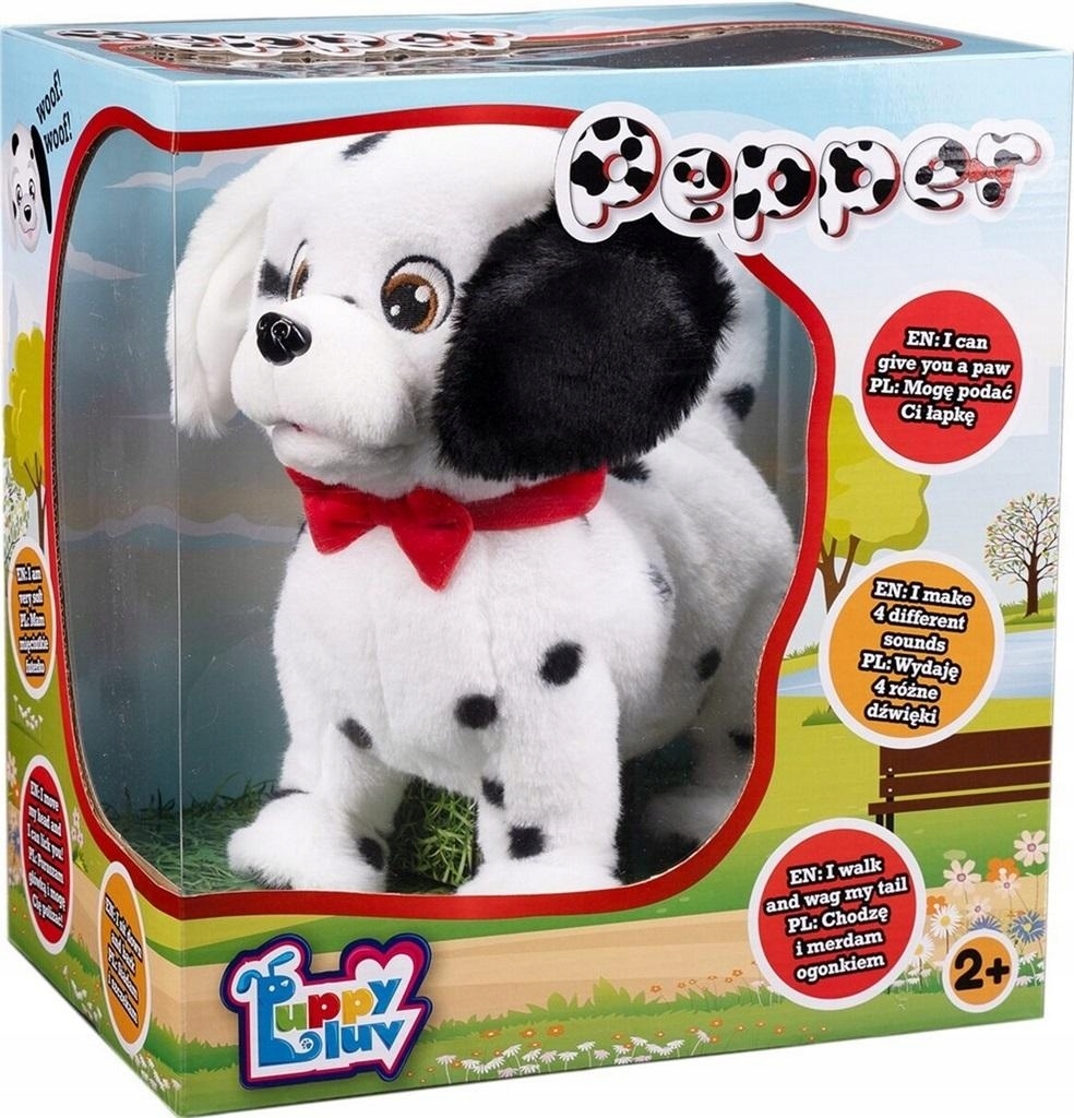 Puppy Luv. Interaktívny dalmatínsky pes Pepper