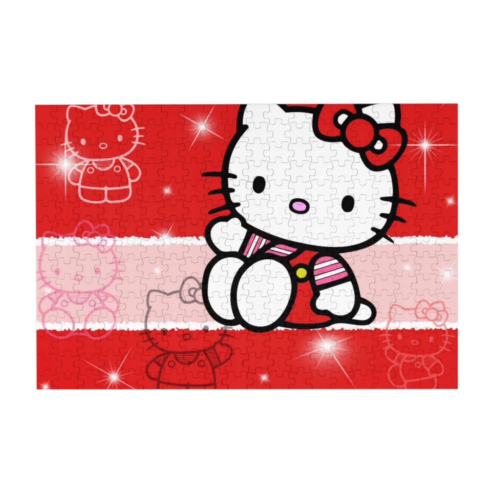 Drevená skladačka Hello Kitty 1000 kusov