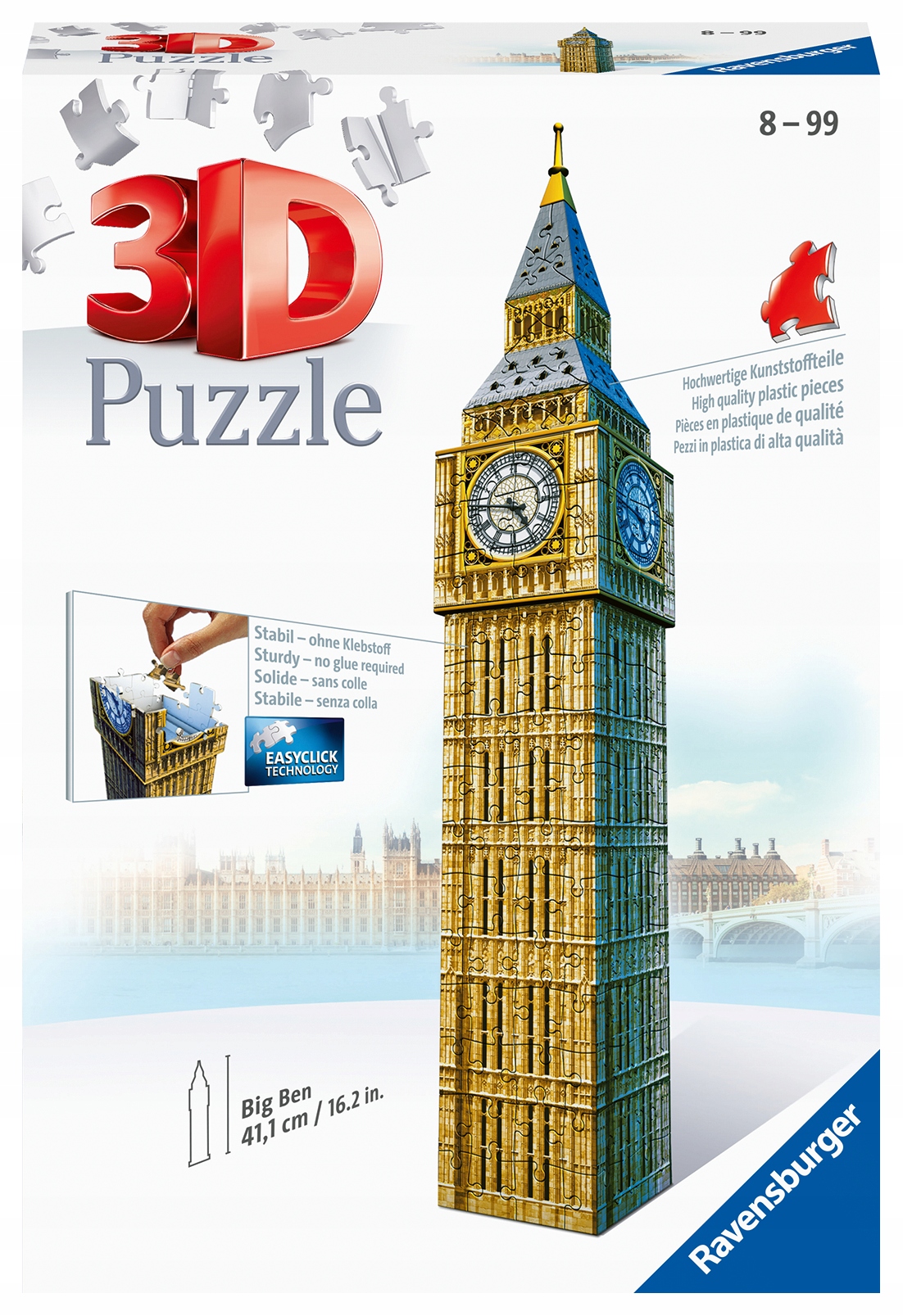 Puzzle 216 dielikov 3D Big Ben Ravensburger PR-125548