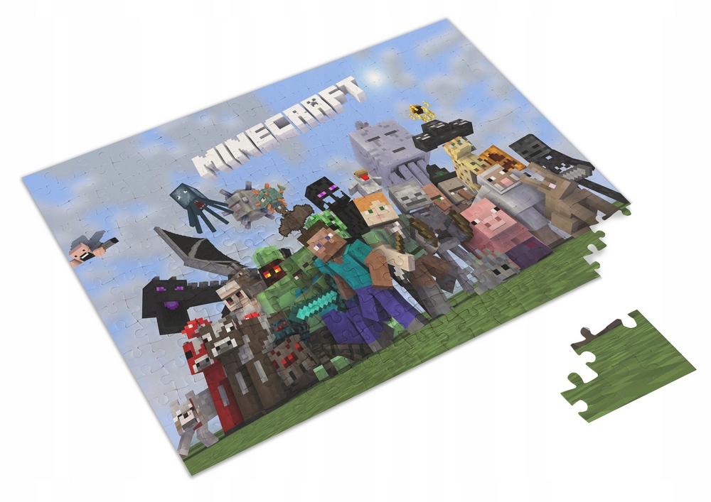Puzzle - Puzzle + názov + Minecraft 252 El.