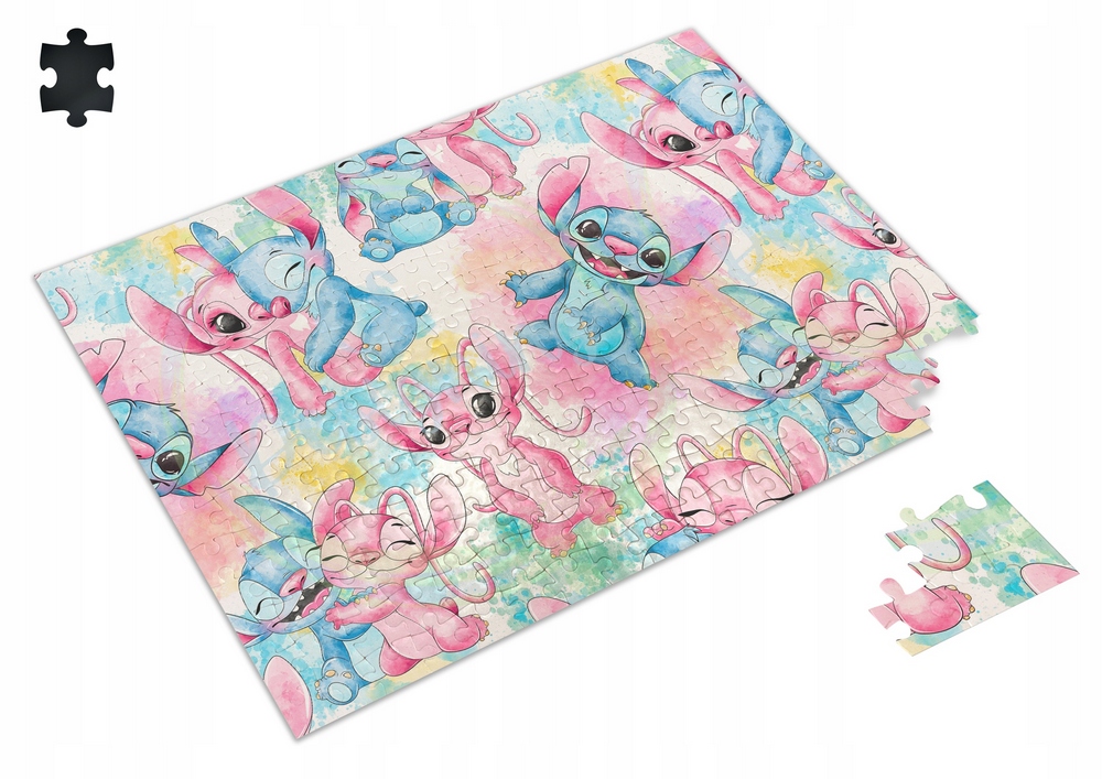 Puzzle - Puzzle Lilo a Stitch Stich +Name Box A3 252E #5