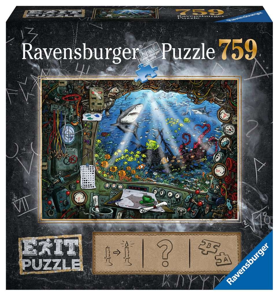 Puzzle Ravensburger 759 kusov Sottomarino Exit