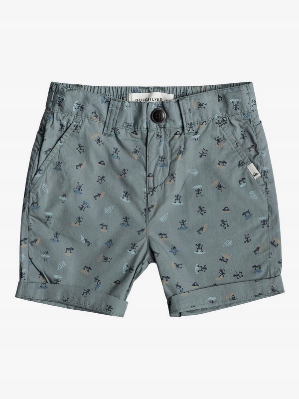 Detská košeľa - Krátke šortky quiksilver 3 zelené
