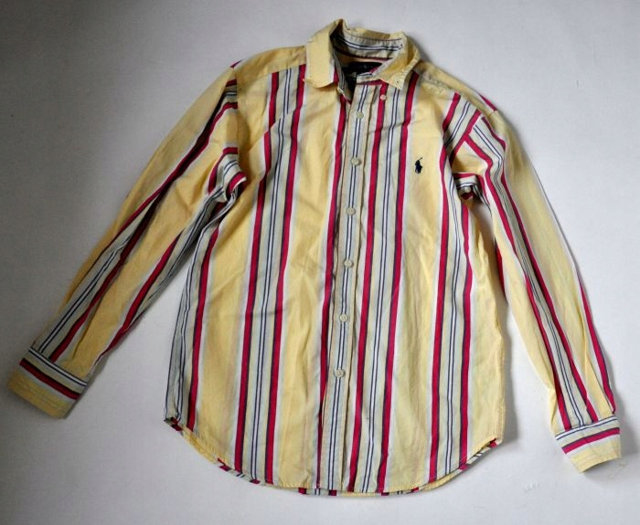 Detská košeľa - Ralph Lauren Detská košeľa Veľkosť 146 béžová béžová, šedá, viacnásobná, žltá