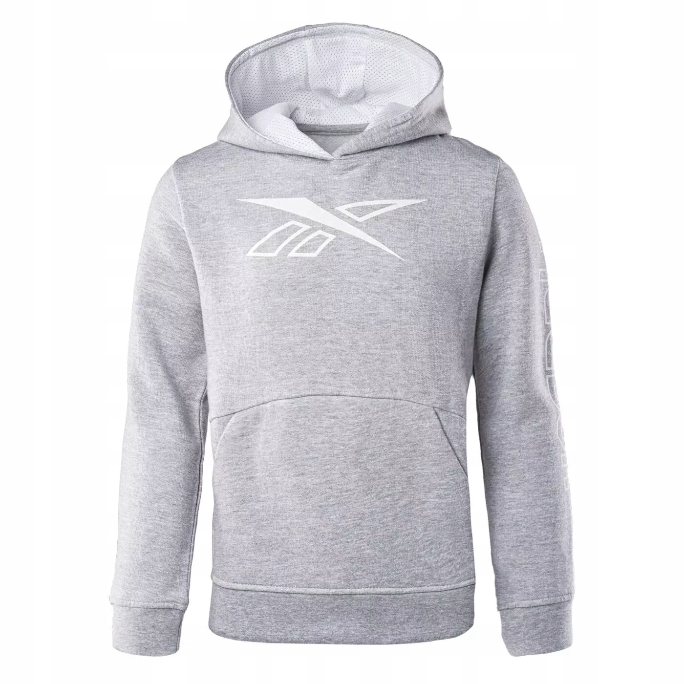 Mikina - Reebok Detská mikina veľkosti 11 šedá s dlhým rukávom