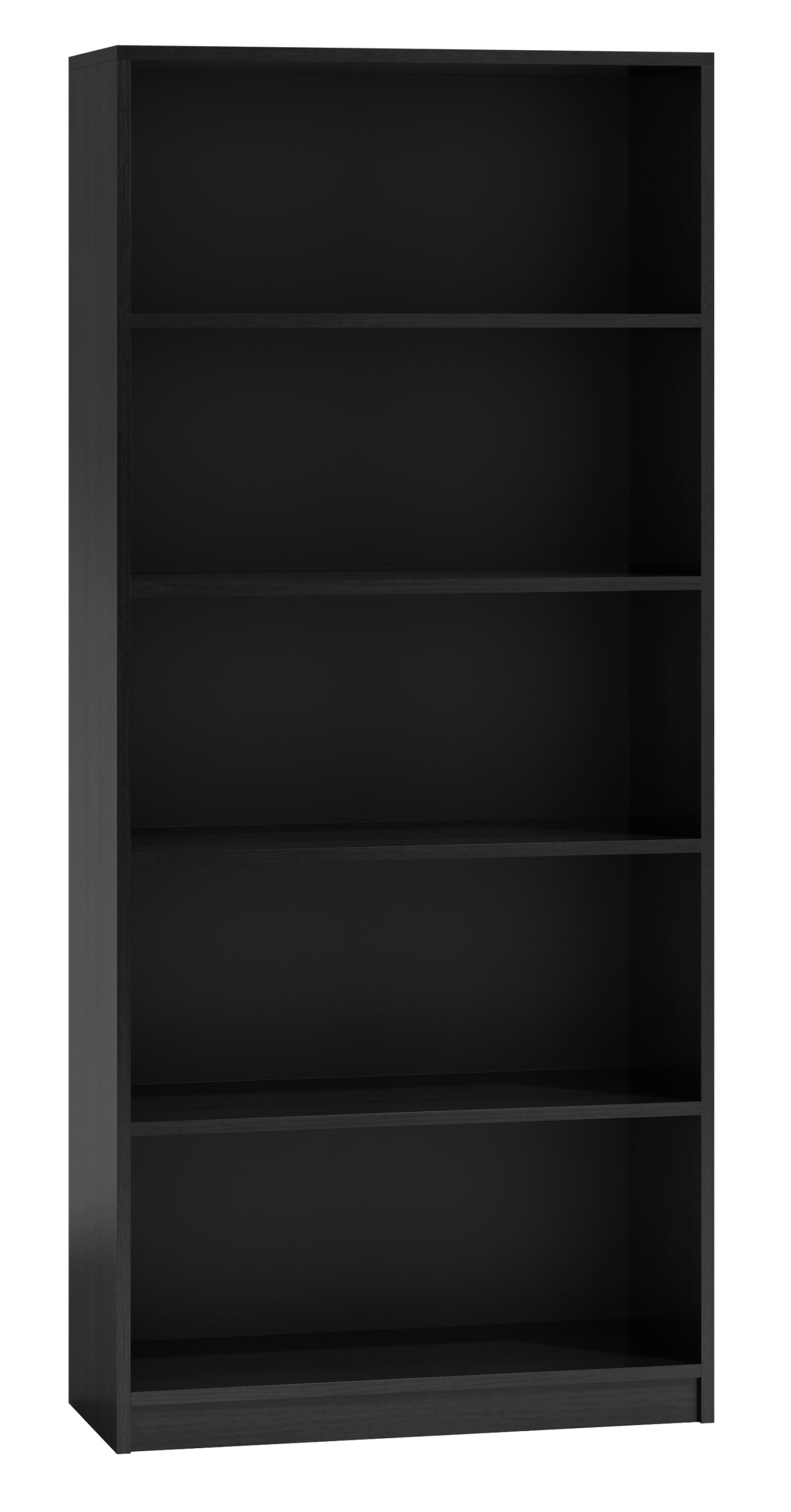 Topeshop Bookcase 80 x 30 x 182 cm čierna
