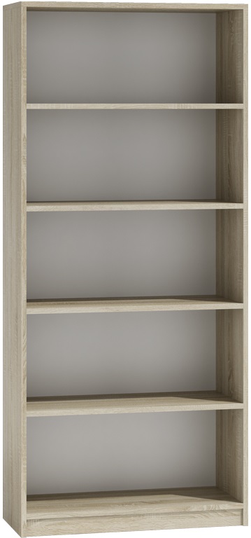Topeshop Office Bookcase 80 x 182 x 30 cm Sonoma Oak