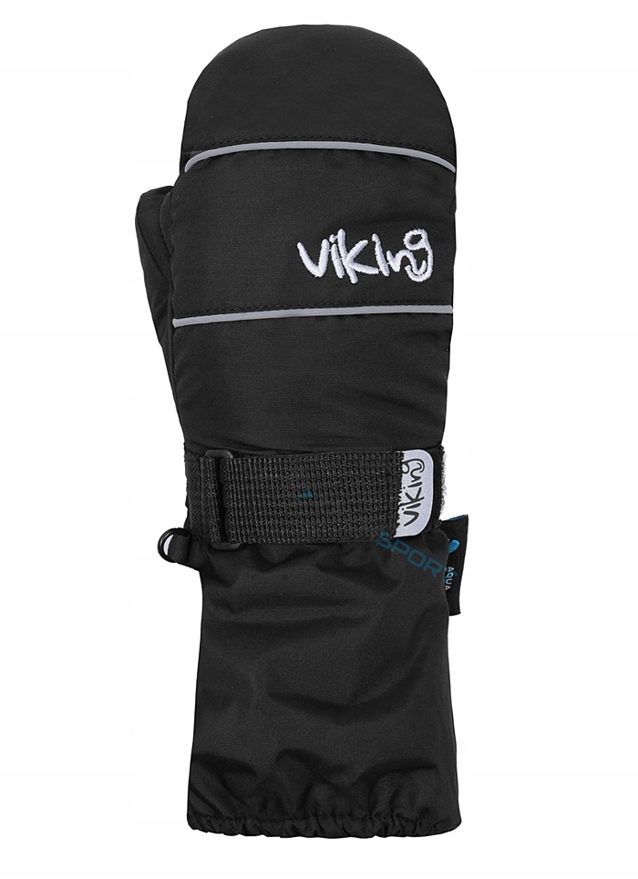 Jednotlivé rukavice Viking 3 čierne, ružové