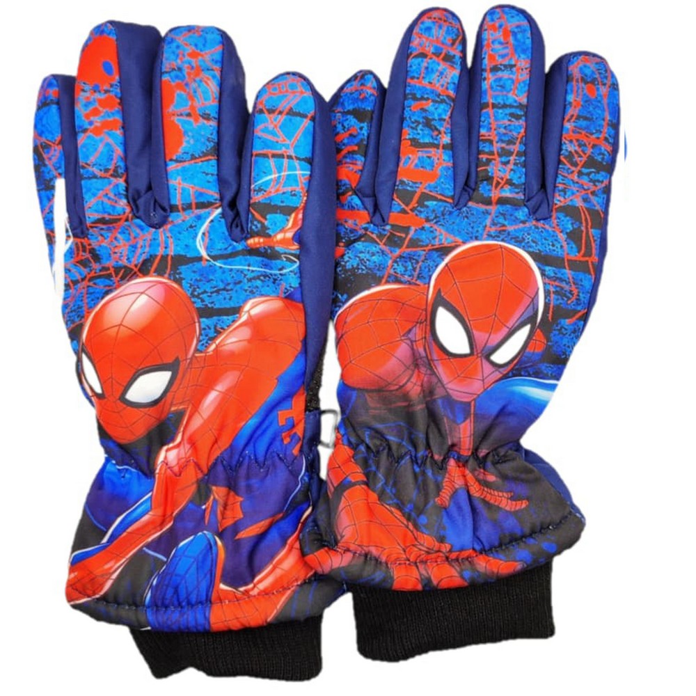 Päť -falované rukavice Marvel 17 Navy Blue, Multi -Colored