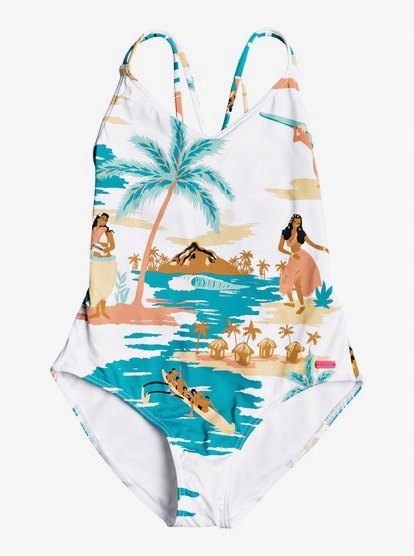 Detské plavky - Roxy One -kus outfit. 16 biela