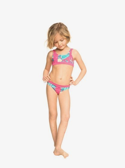 Detské plavky - Roxy Two -kus outfit 4 Pink