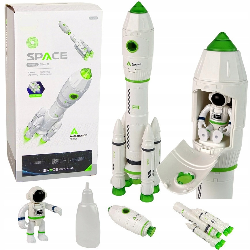 Raketoplán - Vesmírna raketa Cosmonauta Space Smoke Zvuk svetlo