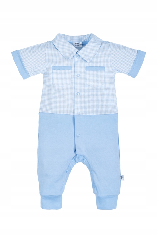 Dupačky -  Baby Rampers marija 80 biela, modrá
