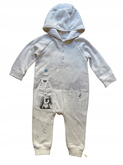 Dupačky -  Baby Rampers George 74 Gray