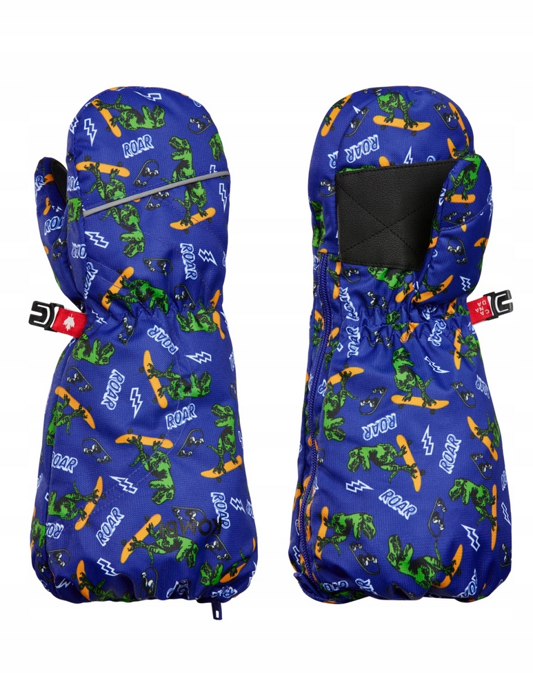 Kombi 5 Navy Blue, Multi -Colored Mitle Mittens