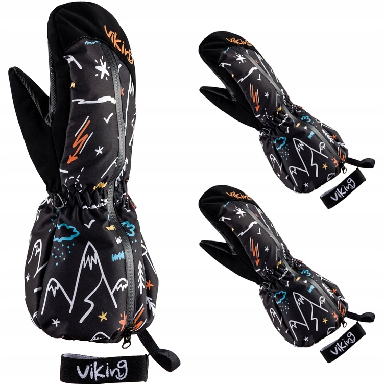 Jednotlivé rukavice Viking 5 čierne