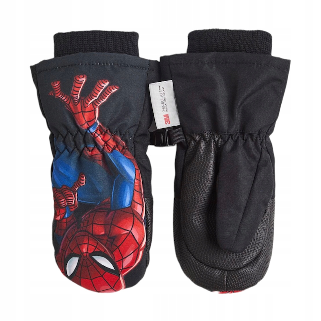 H&M 134 čierna, červená, červené rukavice