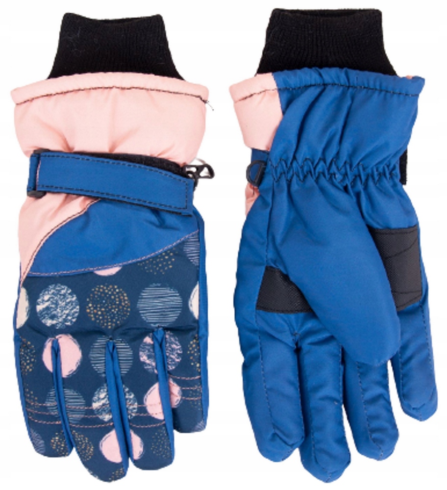Päť -Fedeous Yoclub 134 Navy Blue, Pink, viacstorifikované rukavice