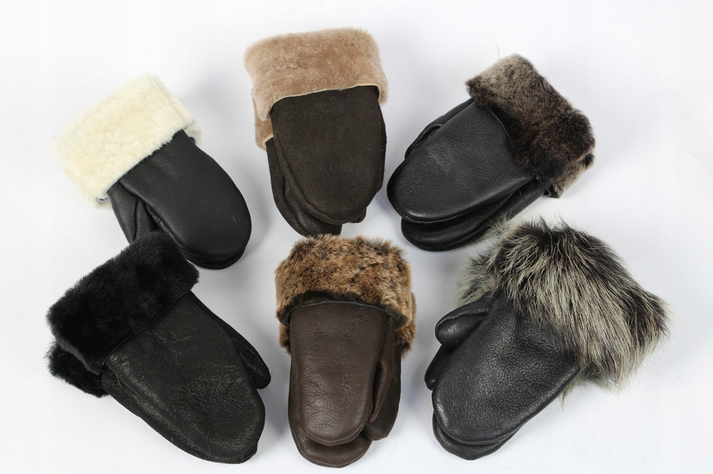 Jeden -flap rukavice Lima Tannery Leather 3 Multi -Colored