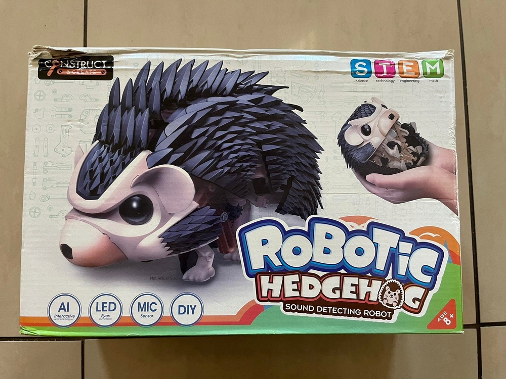 Robotický ježko Model zostavy ježka