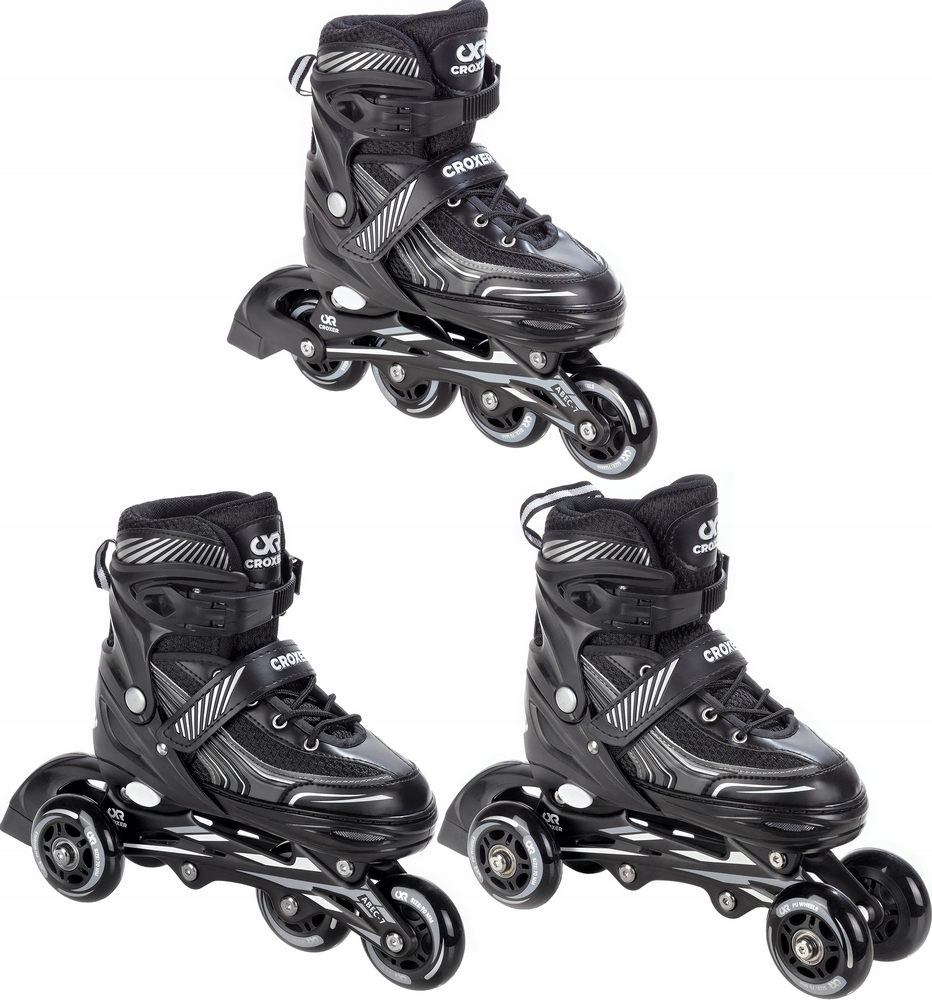 Roller korčule 3in1 Croxer Optima Black 31-34