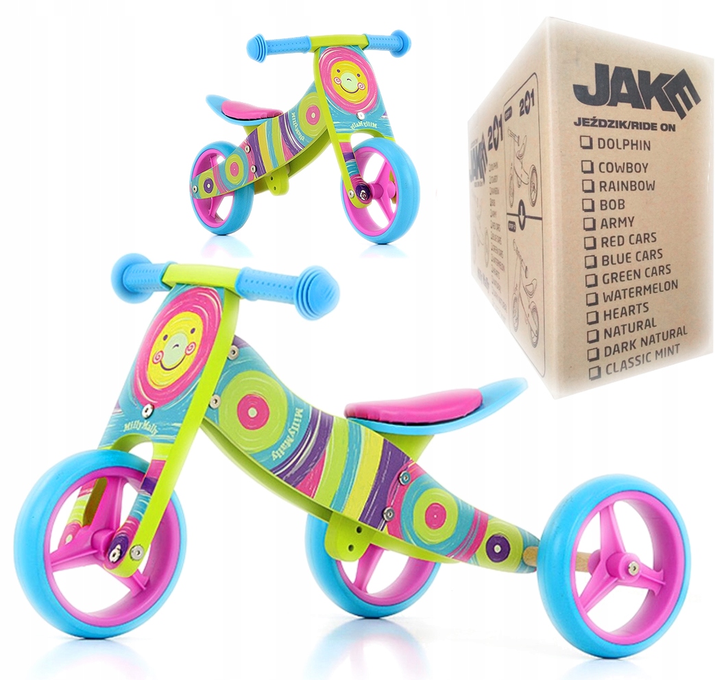 Tricy trojkolesové bicykle Drevené dievčatá